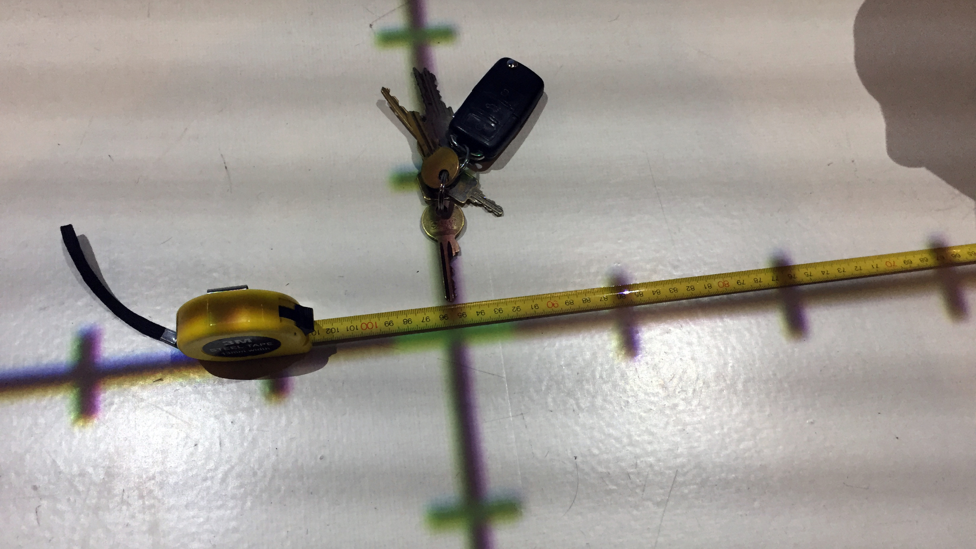 Calibration pattern and tapeline